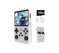 Retro handheld gaming console R36S, open-source Linux system, 128GB TF card, over 30,000 classic games, 3.5-inch IPS screen