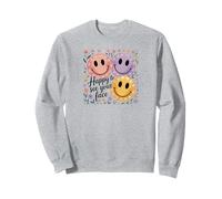 Retro Happy Teacher Back To School Sudadera