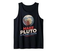 Retro Haz de Plutón un Planeta Otra Vez Espacio Angusti Camiseta sin Mangas