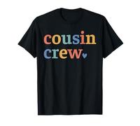 Retro Heart Cousin Crew Camisas Niños A Juego Primo Camiseta