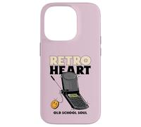 Retro Heart Old School Soul (Gráfico) Carcasa para iPhone 14 Pro