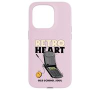 Retro Heart Old School Soul (Gráfico) Carcasa para iPhone 15 Pro
