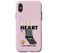 Retro Heart Old School Soul (Gráfico) Carcasa para iPhone X/XS