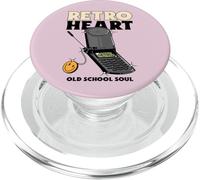 Retro Heart Old School Soul (Gráfico) PopSockets PopGrip para MagSafe