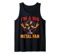 Retro Heavy-Metal Big Rock Music Fan Vintage Camiseta sin Mangas