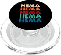 Retro Hema Tipografía Estilo 80s Esgrima Histórica PopSockets PopGrip para MagSafe