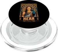 Retro Hera Pavo Real Antigua Grecia Diosa Mito Griego PopSockets PopGrip para MagSafe