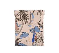 Retro Hermosos Barcos Palmeras, Squeeze Top Wallet Bolsa de Almacenamiento para Mujer Monedero pequeño Bolsa de Cambio