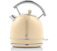 Retro Hervidor Agua Eléctrico, 1,8L, Resistencia Oculta Acero Inox., Inalámbrico