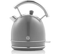 Retro Hervidor Agua Eléctrico, 1,8L, Resistencia Oculta Acero Inox., Inalámbrico