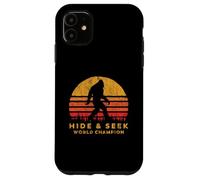 Retro Hide & Seek World Champ Bigfoot Sun Believe! Carcasa para iPhone 11