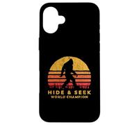Retro Hide & Seek World Champ Bigfoot Sun Believe! Carcasa para iPhone 16 Plus