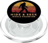 Retro Hide & Seek World Champ Bigfoot Sun Believe! PopSockets PopGrip para MagSafe