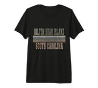 Retro Hilton Head Island Carolina del Sur Camiseta Premium