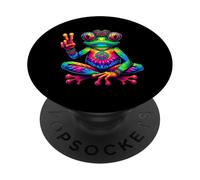 Retro Hippie Rana Tie Dye Batik 60 70 Vintage PopSockets PopGrip Adhesivo