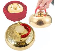 Retro Hot Water Bottle, 3/2/1.5/1L Hot Water Bottles With Cover, Safe And Durable Metal Water Bag Bed Warmer For Cold & Hot Compress (Size : 3XL)