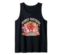 Retro Howdy Partners Cowgirl Cowboy Profesor De Vuelta A La Escuela Camiseta sin Mangas