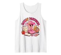 Retro Howdy Partners Cowgirl Cowboy Profesor De Vuelta A La Escuela Camiseta sin Mangas