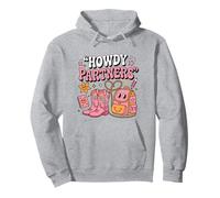 Retro Howdy Partners Cowgirl Cowboy Profesor De Vuelta A La Escuela Sudadera con Capucha