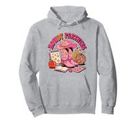 Retro Howdy Partners Cowgirl Cowboy Profesor De Vuelta A La Escuela Sudadera con Capucha