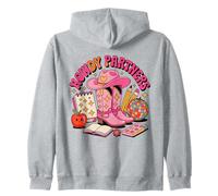 Retro Howdy Partners Cowgirl Cowboy Profesor De Vuelta A La Escuela Sudadera con Capucha