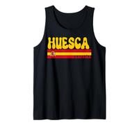 Retro HUESCA Ciudad España Vintage Estética Vacaciones de Verano Camiseta sin Mangas