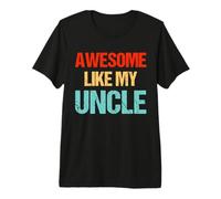 Retro Impresionante como Mi Tío Vintage Divertido Tío Camiseta Premium