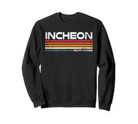 Retro Incheon Corea del Sur Diseño Coreano Viaje Souvenir Sudadera