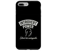 Retro Introvertido Poder Silencioso Pero Imparable Carcasa para iPhone 7 Plus/8 Plus