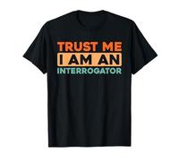 Retro Investigación Interrogatorio - Vintage Interrogador Camiseta