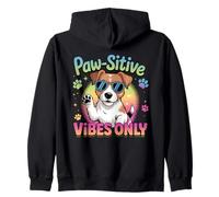 Retro Jack Russell Terrier Amante de los perros Sudadera con Capucha