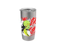 Retro Japonés Yokai Demon Yurei Manga Otaku Fantasma Vaso térmico de acero inoxidable de doble pared