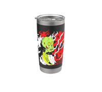 Retro Japonés Yokai Demon Yurei Manga Otaku Fantasma Vaso térmico de acero inoxidable de doble pared