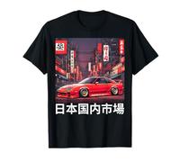 Retro JDM Drift Race Sport Car Japonés Mercado Nacional Arte Camiseta
