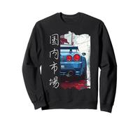 Retro JDM Japonés Drift Racing Tuning Car Mercado Nacional Sudadera