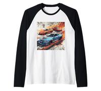 Retro JDM Legends Drift Race Cars Skyline Hecho En Japón Regalo Camiseta Manga Raglan