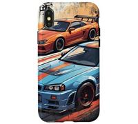 Retro JDM Legends Drift Race Cars Skyline Hecho En Japón Regalo Carcasa para iPhone X/XS