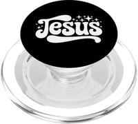 Retro Jesús Chica Cristiana Religiosa Fe Ministro Sacerdote PopSockets PopGrip para MagSafe