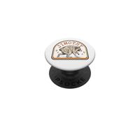 Retro Jimothy Viral Seattle Mapache Meme PopSockets PopGrip Adhesivo