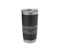 Retro Koblenz Alemania Vaso térmico de acero inoxidable de doble pared