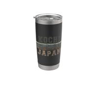 Retro Kochi Japón Vaso térmico de acero inoxidable de doble pared