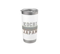 Retro Kochi Japón Vaso térmico de acero inoxidable de doble pared
