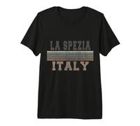 Retro La Spezia Italia Camiseta Premium