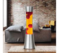 Retro Lámpara de Lava Rojo Cera Naranja Incl. Bombilla Con Interruptor Mesa