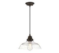 Retro Lámpara Salón Iluminación Comedor Hierro Hill Bronce 28CM Lámpara Colgante