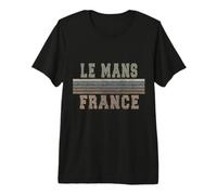 Retro Le Mans Francia Camiseta Premium