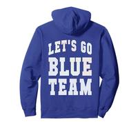 Retro Let's GO Blue Team Summer Camp War Game Day Torneo Sudadera con Capucha