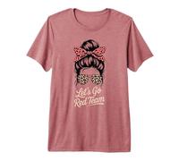 Retro Let's GO Red Team Field Day Summer Camp Competición Camiseta Premium