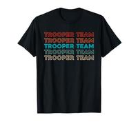Retro Ley Equipo Patrullaje - Orden Vintage Policía Estatal Camiseta
