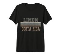 Retro Limón Costa Rica Camiseta Premium